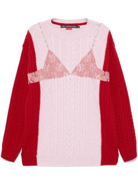 lace lingerie jumper by ANDERSSON BELL