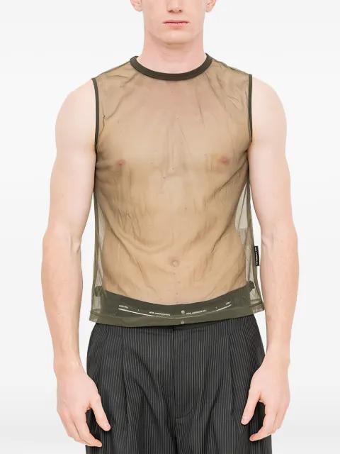 mesh sleeveless T-shirt by ANDERSSON BELL