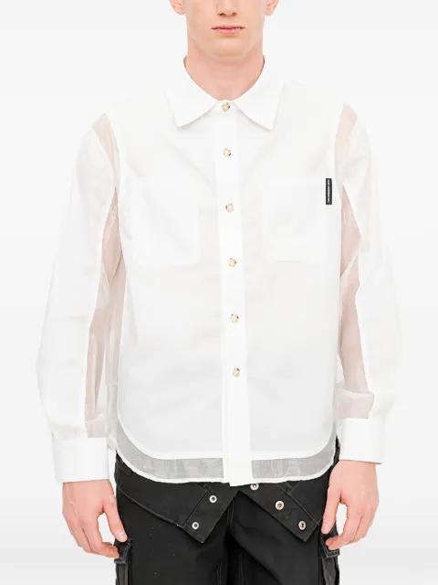 organza-panel shirt by ANDERSSON BELL