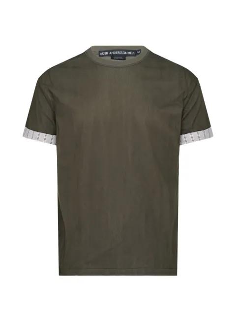 overlay roll-up cuffs T-shirt by ANDERSSON BELL