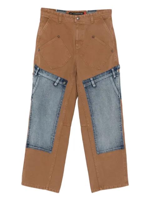 patchwork panel jeans by ANDERSSON BELL