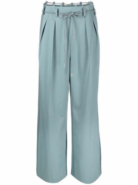 rope detailing cropped trousers by ANDERSSON BELL