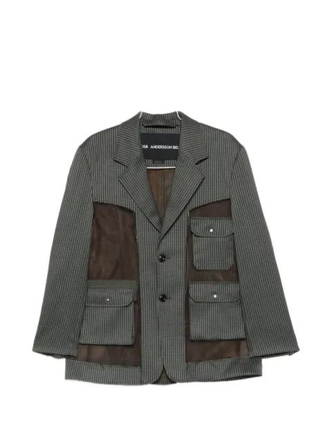 sheer-panel blazer by ANDERSSON BELL