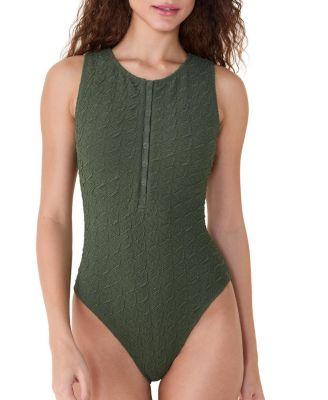 Women's Malibu High Neck One Piece Swimsuit by ANDIE