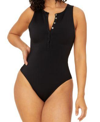 Women's Malibu Snap Front One Piece Swimsuit by ANDIE
