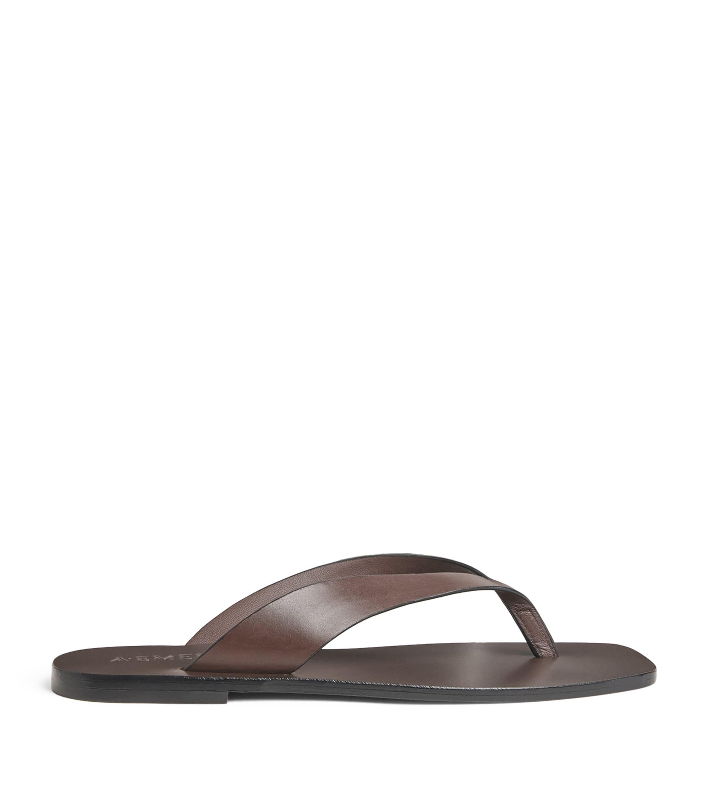 A.EMERY Leather Kinto Flip Flops by ANDRE EMERY