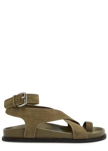 Jalen cross-over suede sandals by ANDRE EMERY