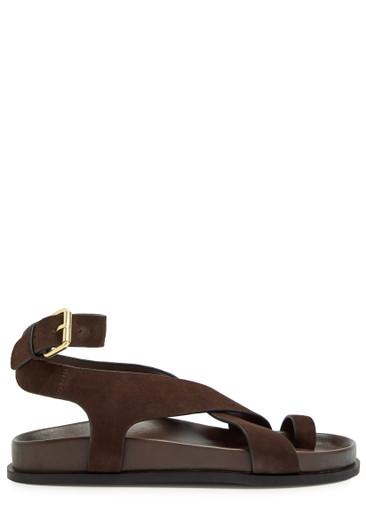 Jalen cross-over suede sandals by ANDRE EMERY