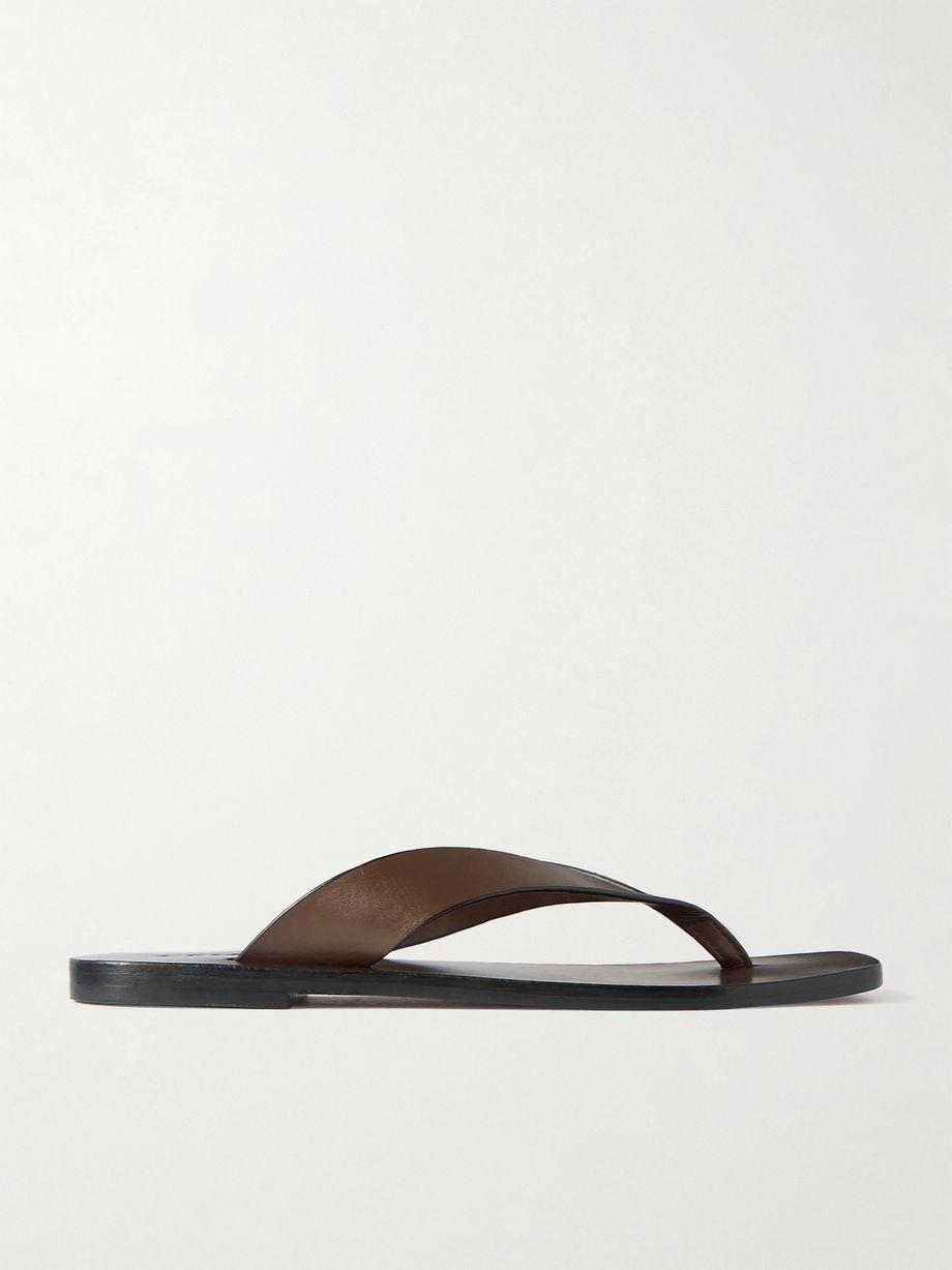 Kinto leather flip flops by ANDRE EMERY