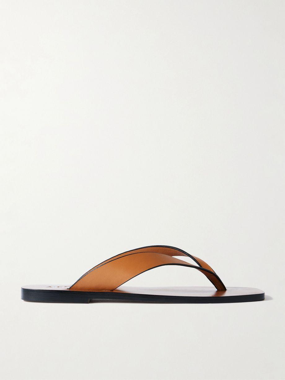Kinto leather flip flops by ANDRE EMERY