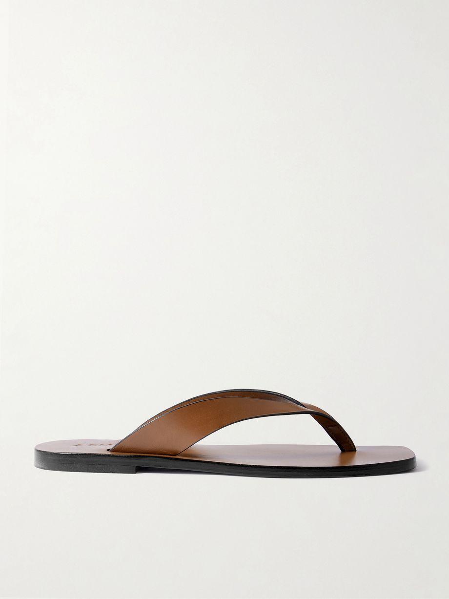 Kinto leather flip flops by ANDRE EMERY