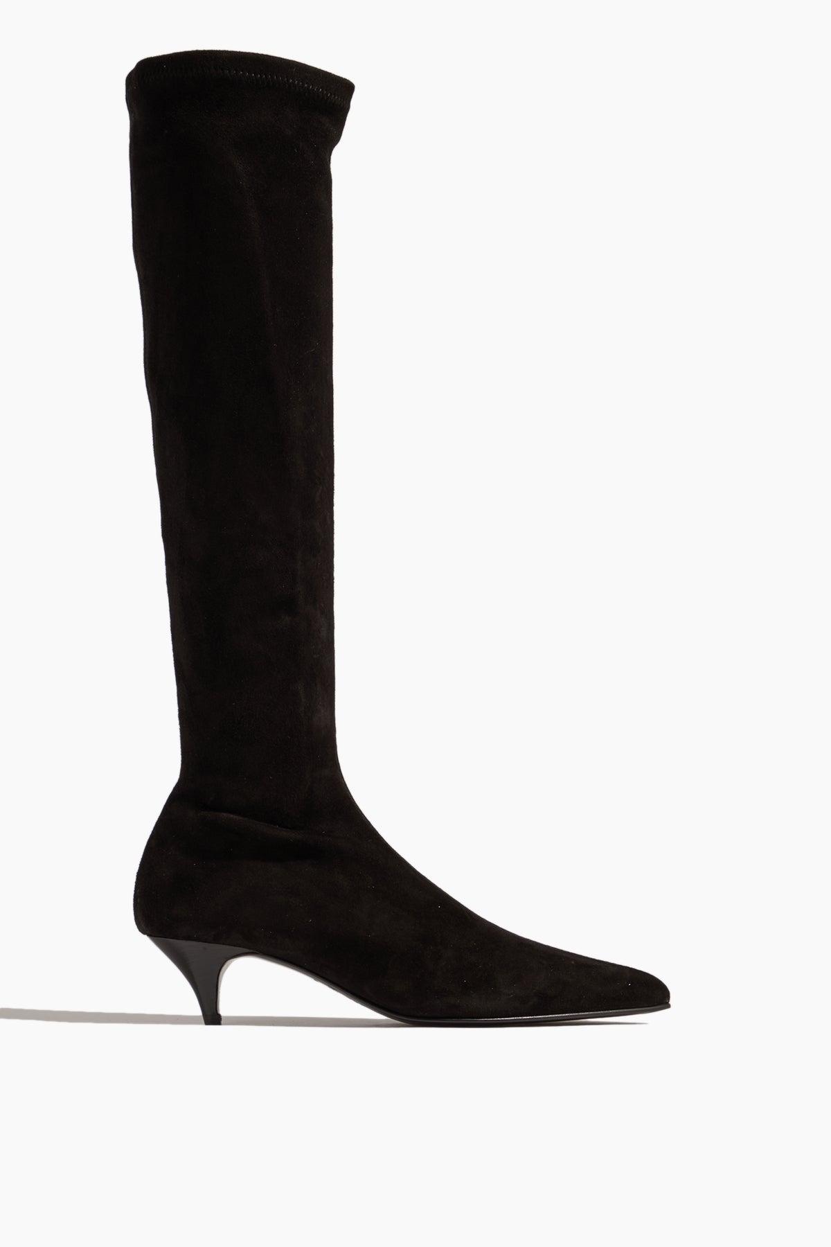 Oscar Boot in Black Suede by ANDRE EMERY