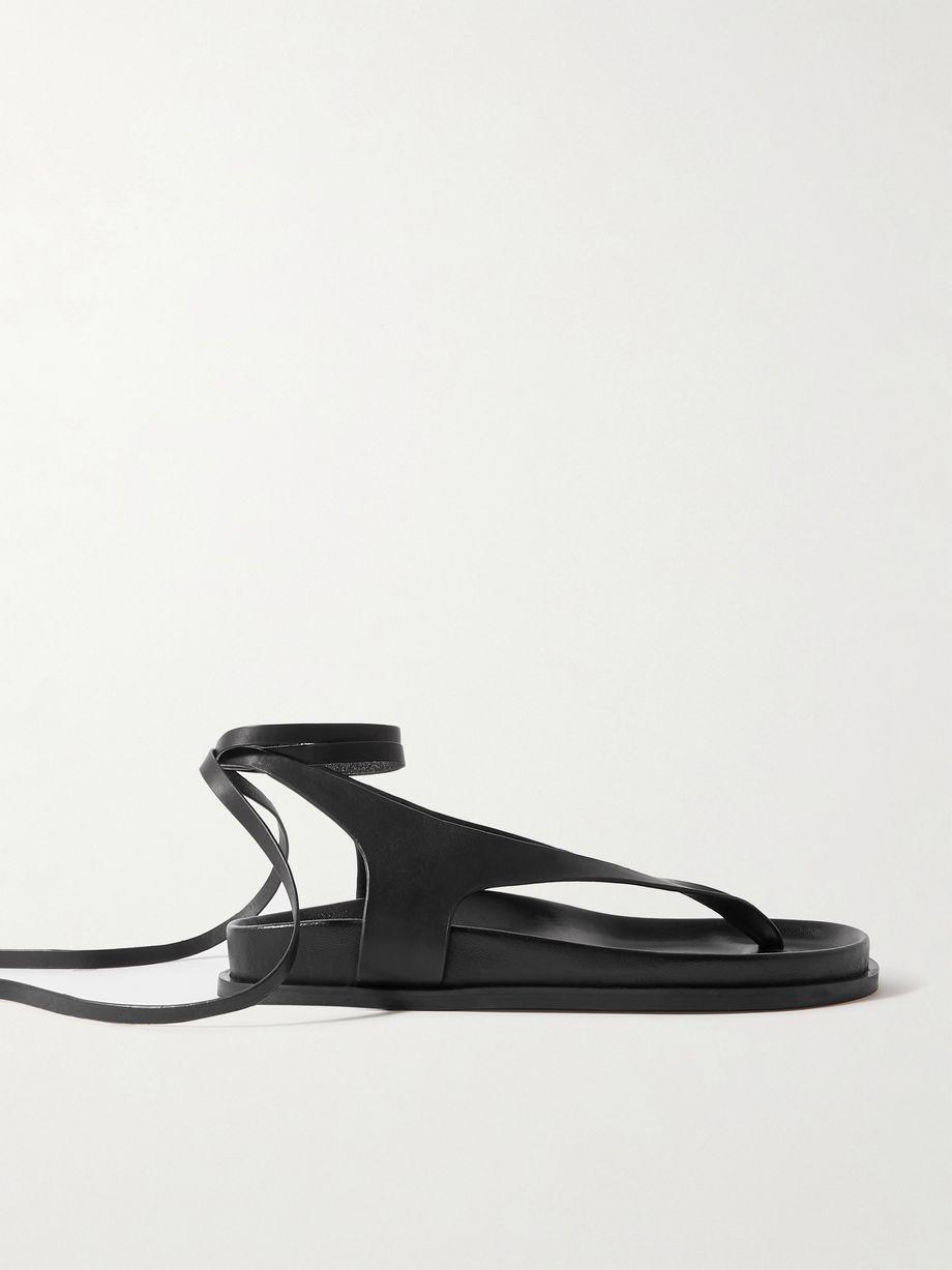 Shel leather sandals by ANDRE EMERY