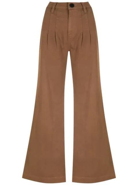 pockets flared trousers by ANDREA BOGOSIAN