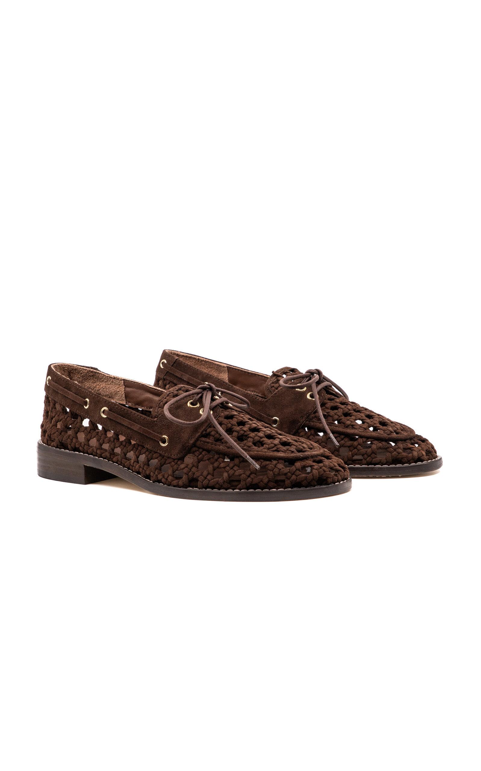 Andrea Gomez Carla Suede Loafers - Moda Operandi by ANDREA GOMEZ