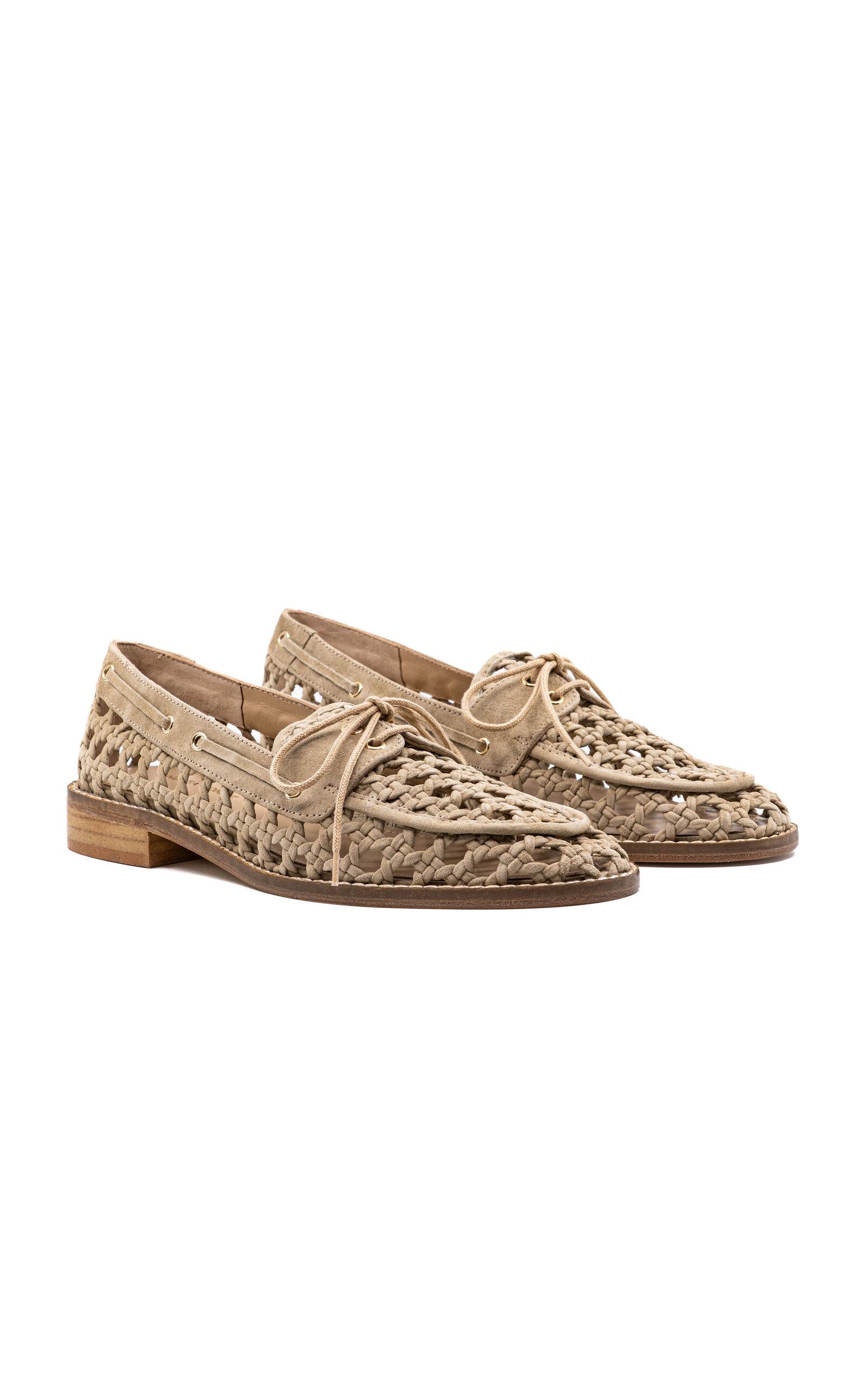 Andrea Gomez Carla Suede Loafers - Moda Operandi by ANDREA GOMEZ