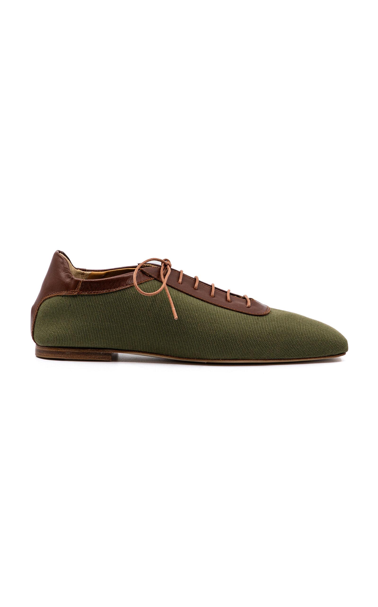 Andrea Gomez Exclusive Antonia Canvas Oxfords - Moda Operandi by ANDREA GOMEZ