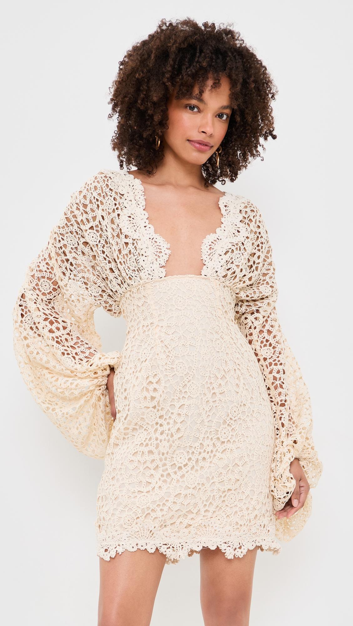 Dani Mini Lace Dress by ANDREA IYAMAH