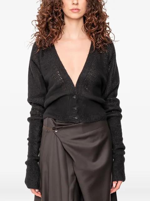 V-neck cardigan by ANDREA YA AQOV