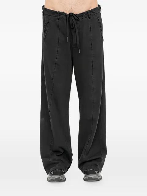 drawstring wide-leg trousers by ANDREA YA AQOV