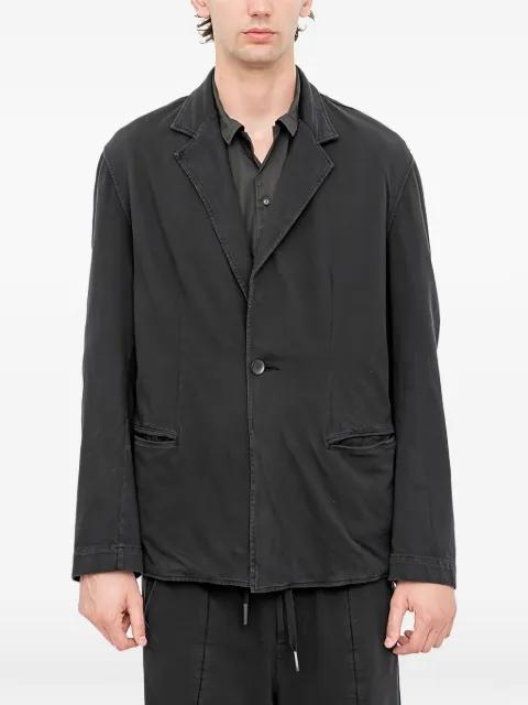 exposed-seam single-breasted blazer by ANDREA YA AQOV