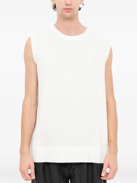 panelled sleeveless T-shirt by ANDREA YA AQOV