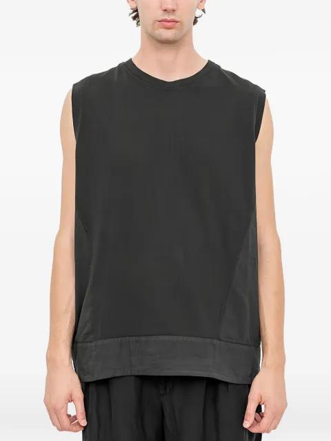 panelled sleveless T-shirt by ANDREA YA AQOV