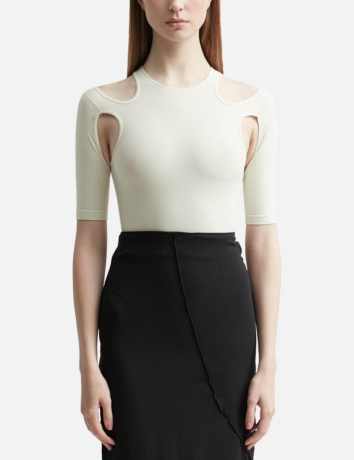 Cut-Out Detail Sculpted Body Top by ANDREADAMO