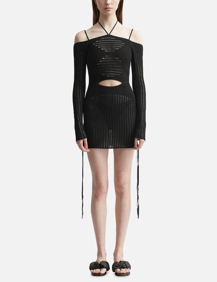 Ribbed Knit Mini Dress by ANDREADAMO