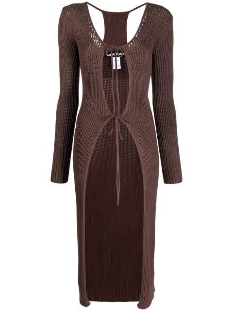 cut-out-effect cardi-coat by ANDREADAMO