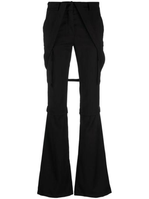 detachable-leg cargo trousers by ANDREADAMO