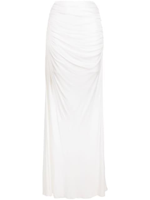 draped maxi skirt by ANDREADAMO
