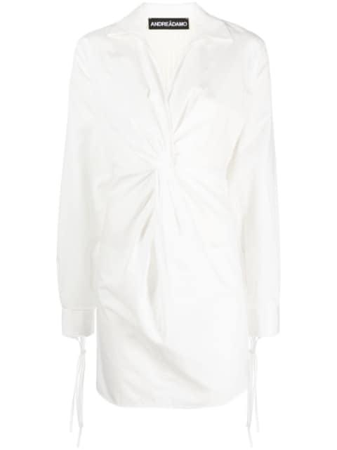 long-sleeve shirt dress by ANDREADAMO