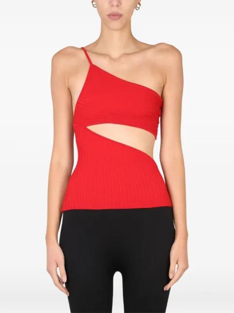 one-shoulder cut-out top by ANDREADAMO