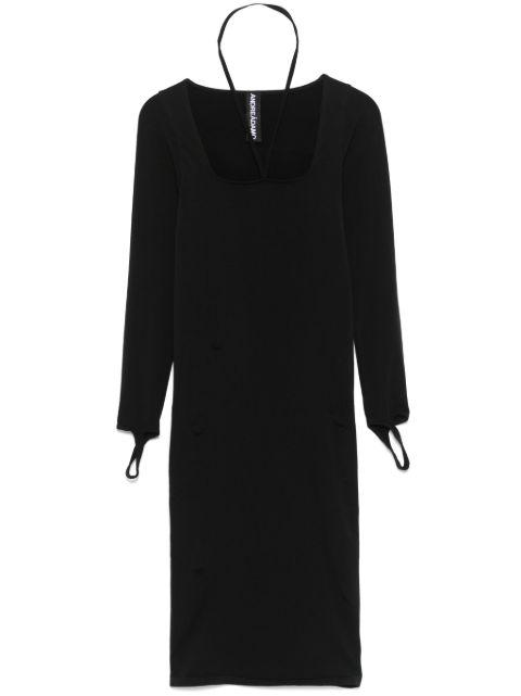 sculpting jersey midi dress by ANDREADAMO