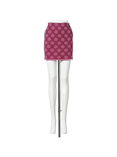 flower-print mini skirt by ANDREJ GRONAU