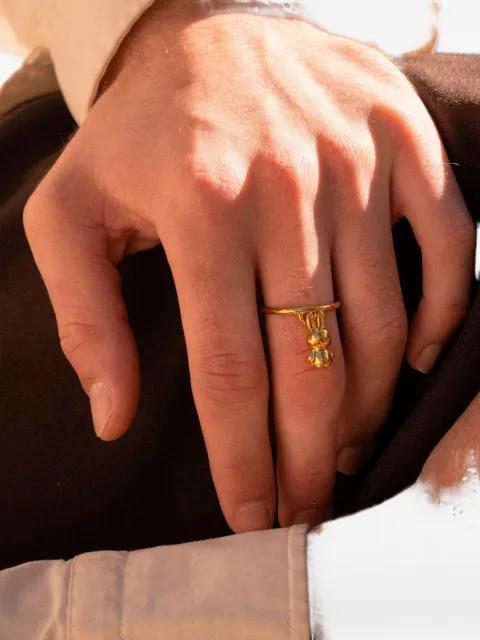 Miffy charm ring by ANDRES GALLARDO