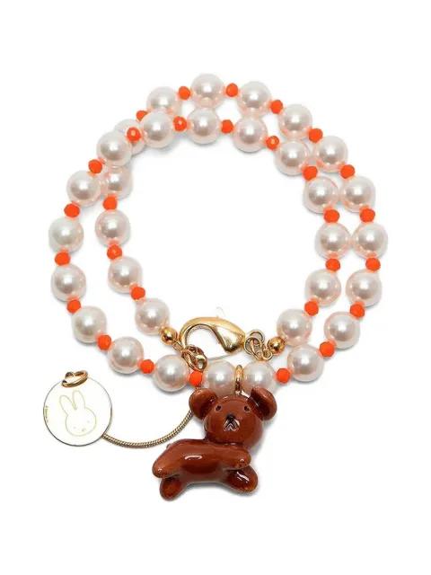 Snuffy & Pearls necklace by ANDRES GALLARDO