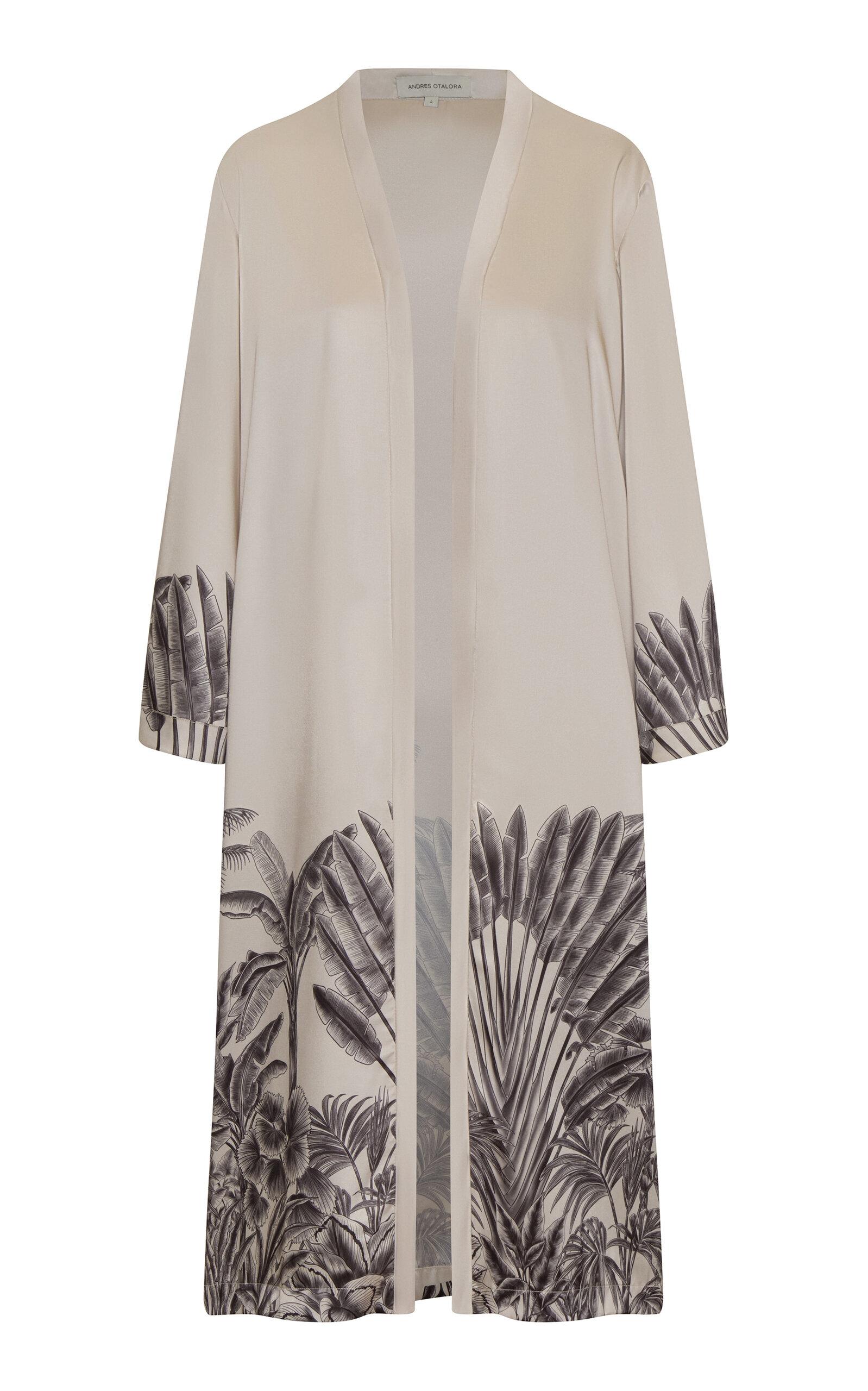 Andres Otalora Eos Printed Robe - Moda Operandi by ANDRES OTALORA