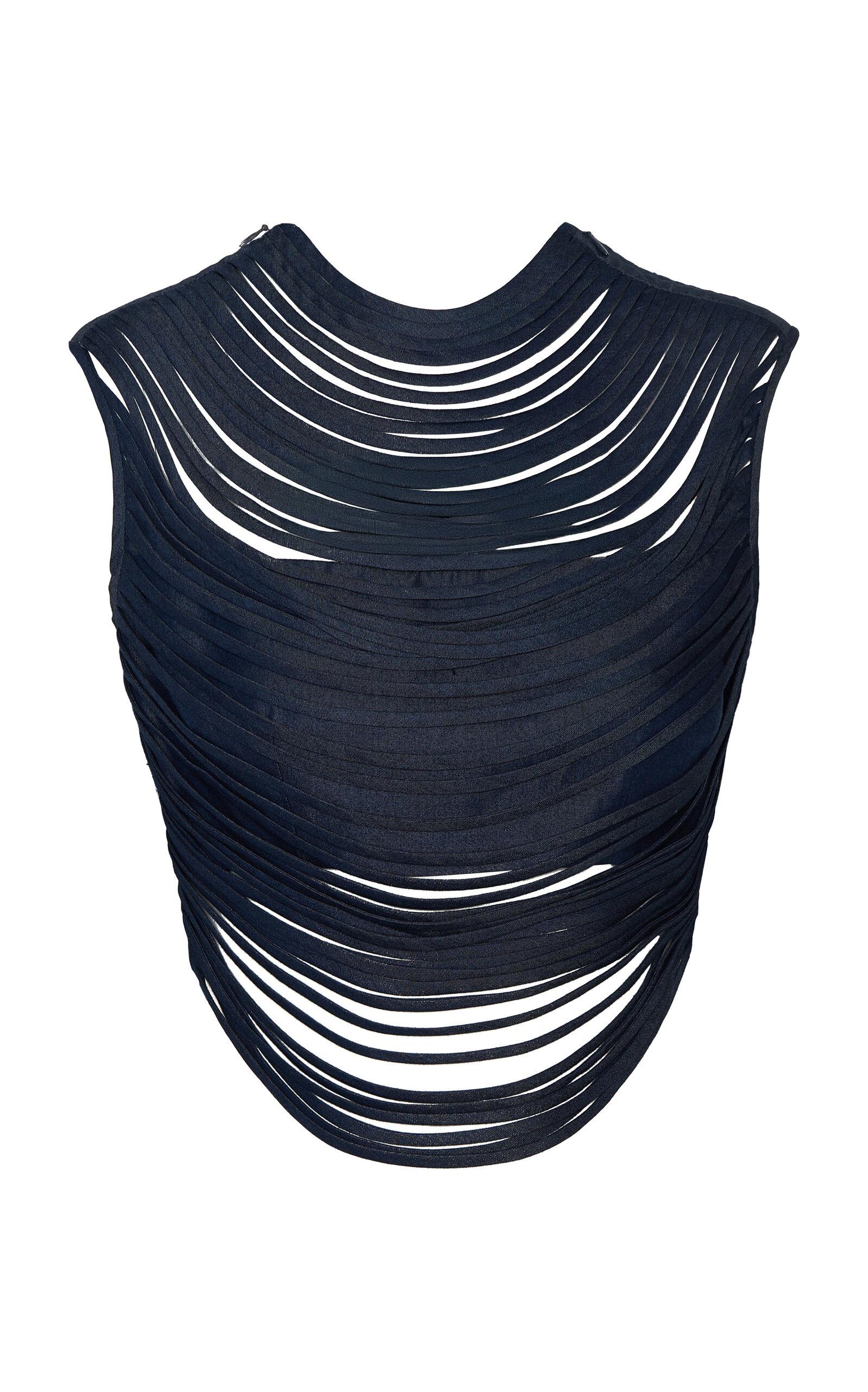 Andres Otalora Eres Todo Draped Tencel Top - Moda Operandi by ANDRES OTALORA