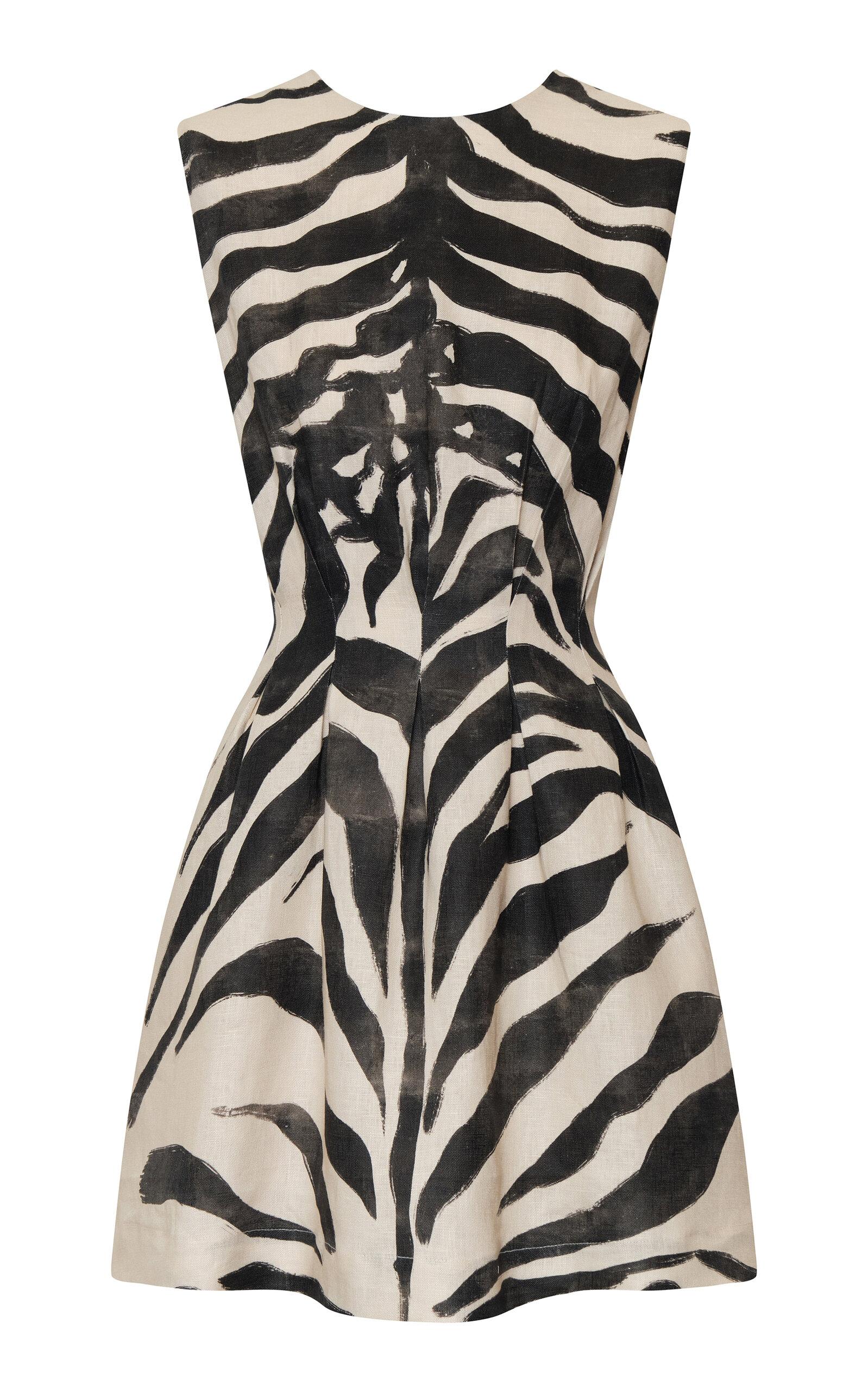 Andres Otalora Karibu Linen Mini Dress - Moda Operandi by ANDRES OTALORA