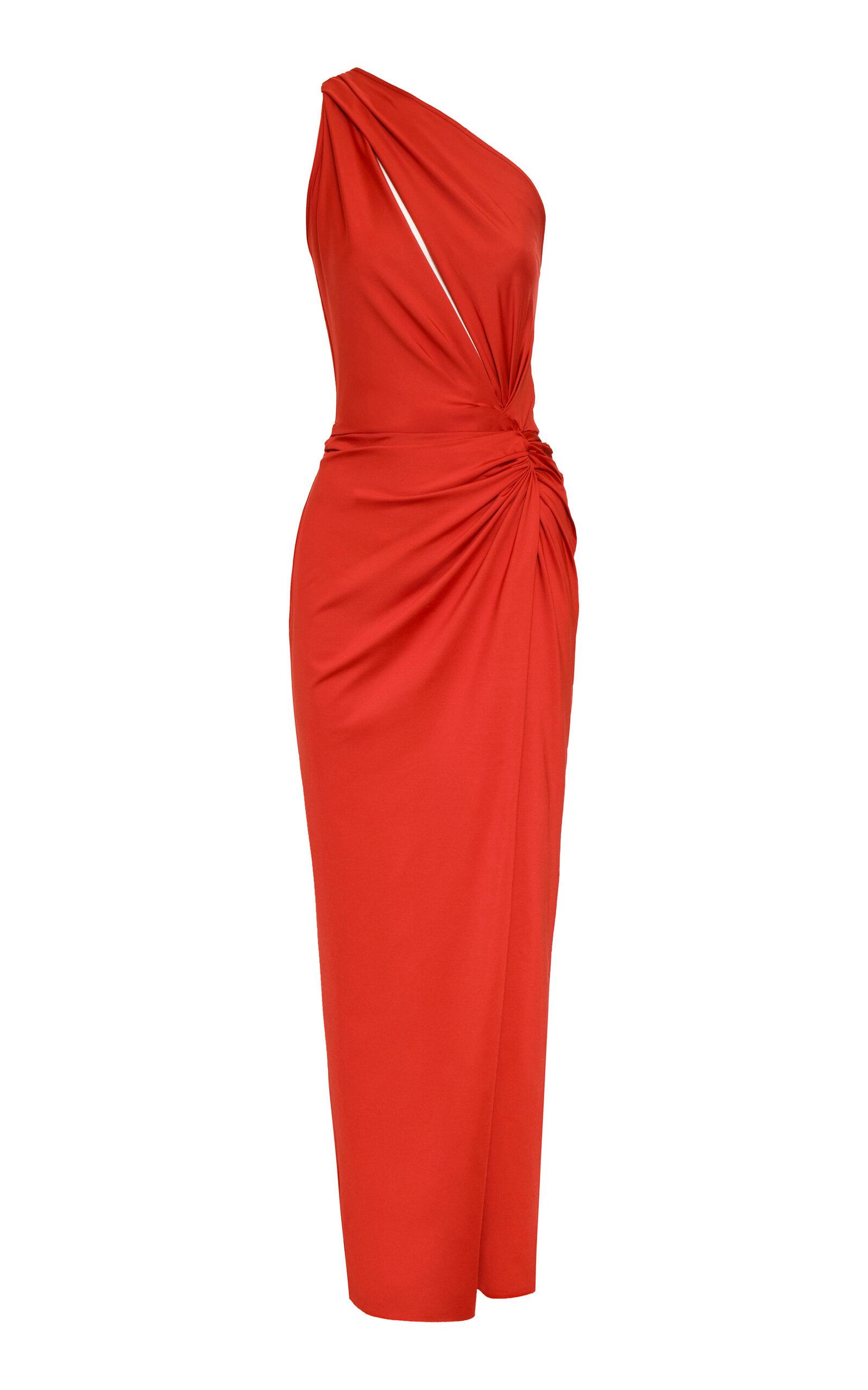 Andres Otalora Medi Terra Cutout Jersey Maxi Dress - Moda Operandi by ANDRES OTALORA