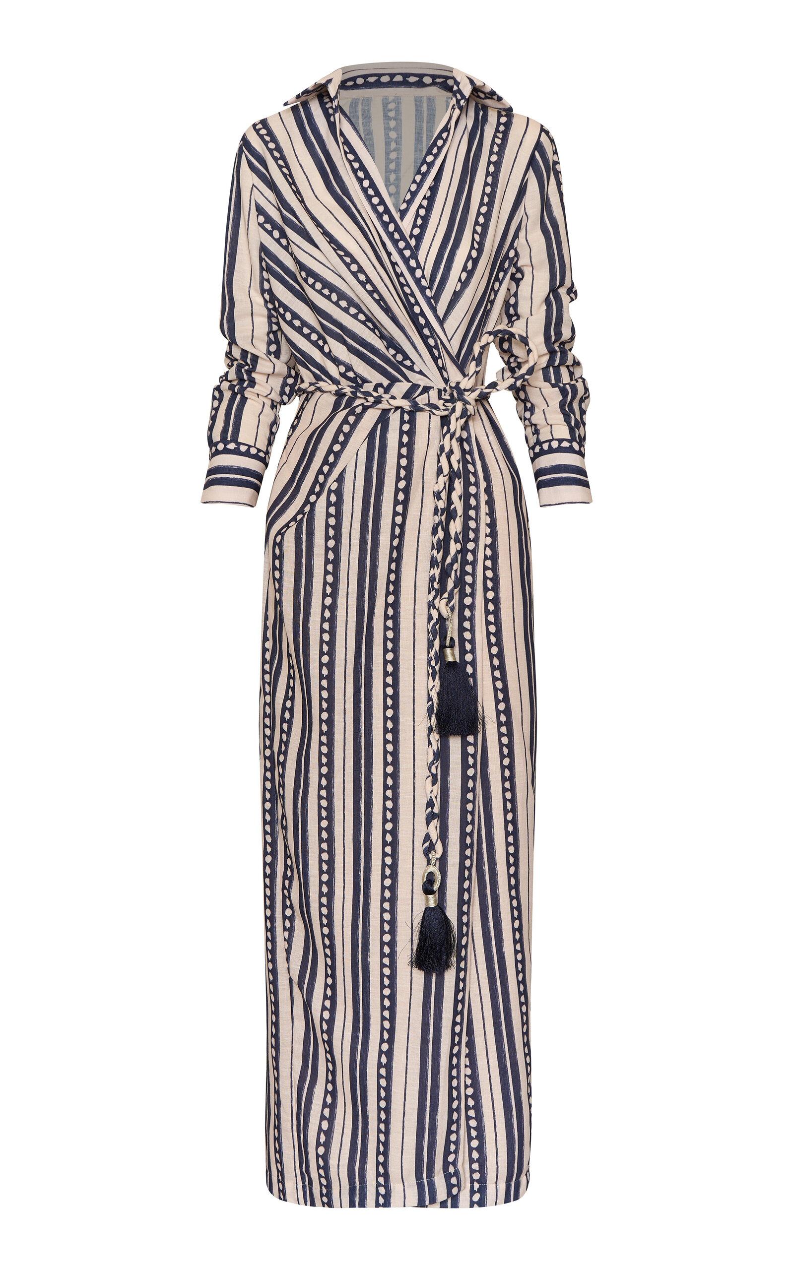 Andres Otalora Puerto Marino Linen Maxi Dress - Moda Operandi by ANDRES OTALORA