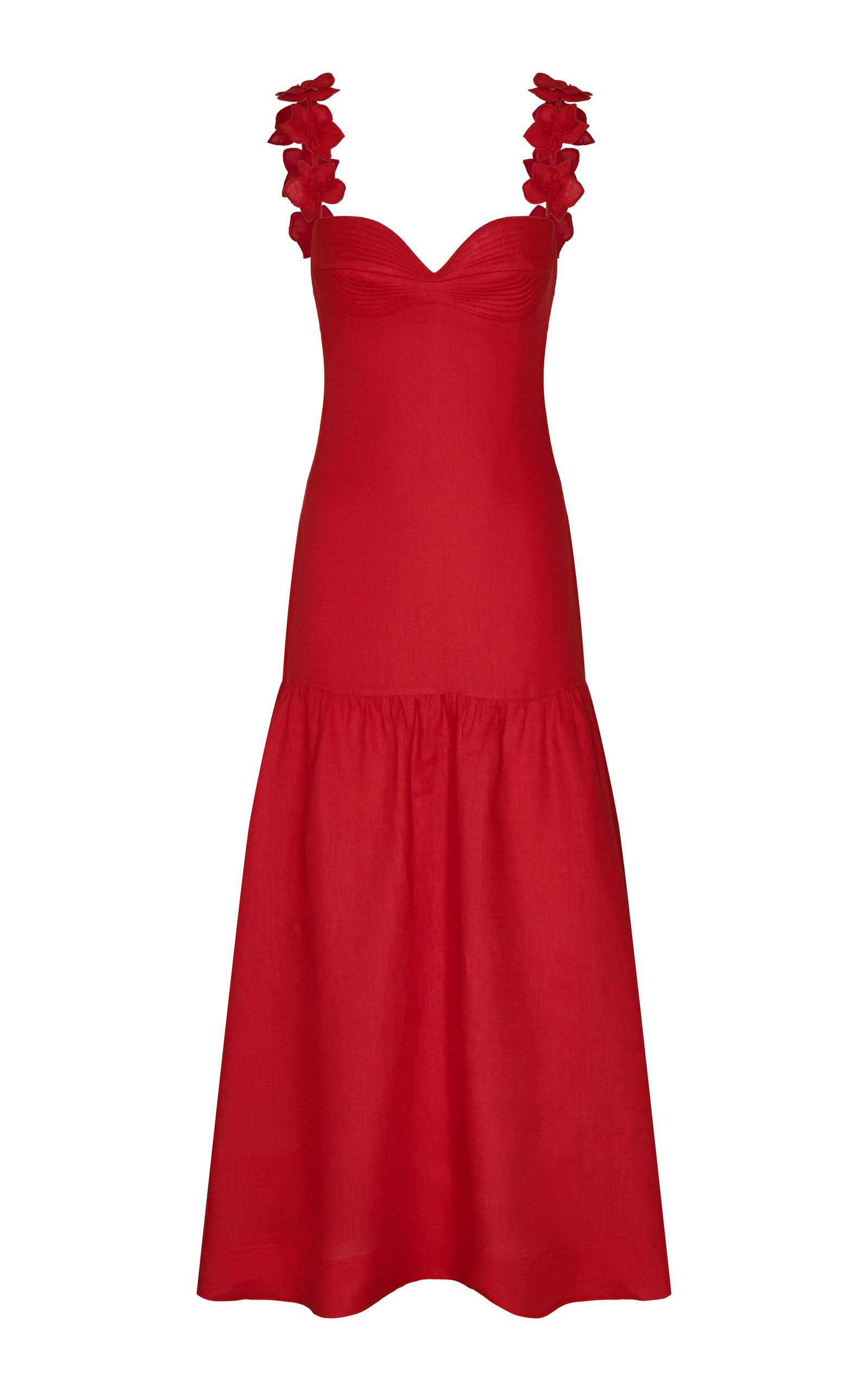 Andres Otalora Ser Arte Linen Maxi Dress - Moda Operandi by ANDRES OTALORA