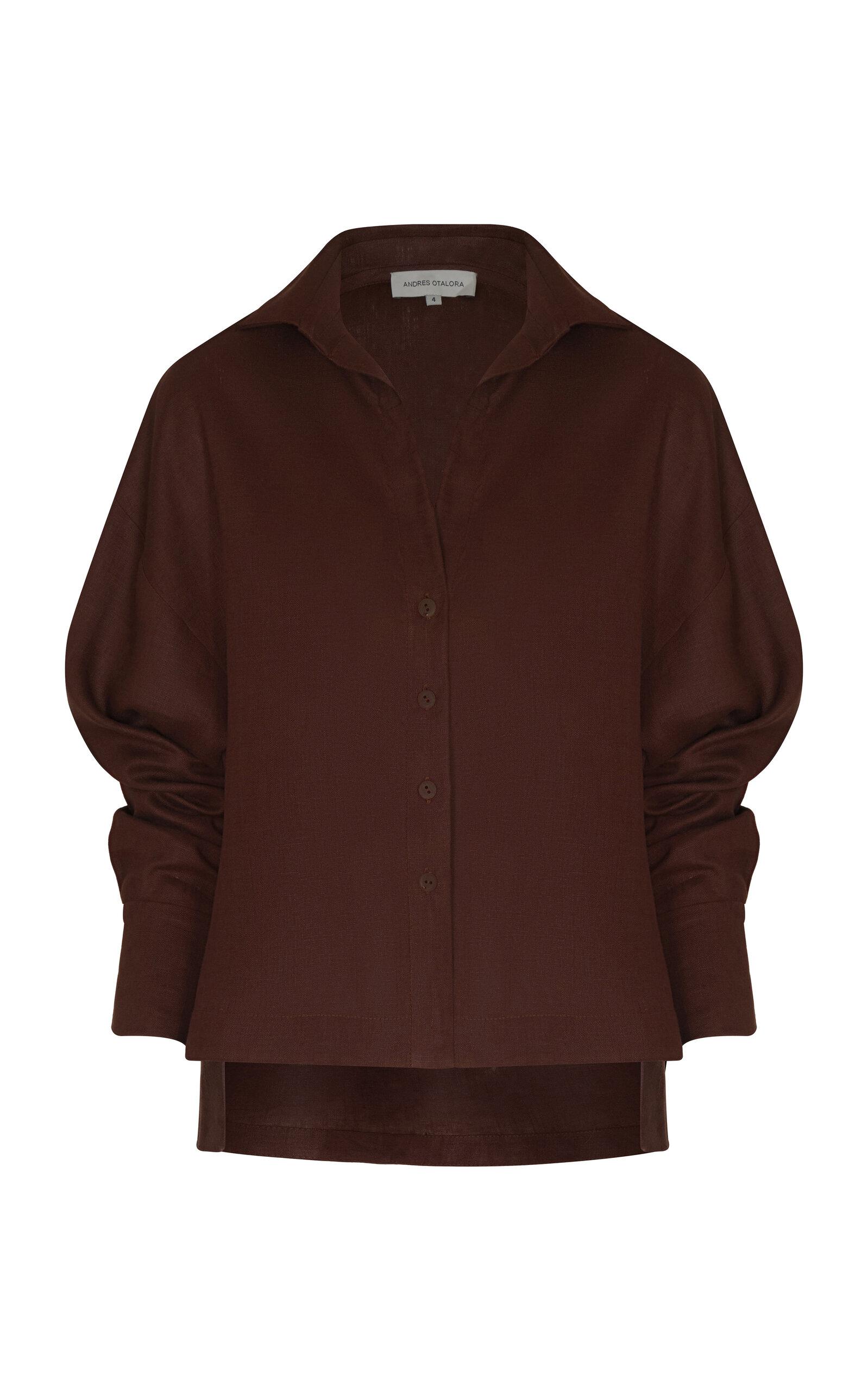 Andres Otalora Si Sabes Linen Shirt - Moda Operandi by ANDRES OTALORA