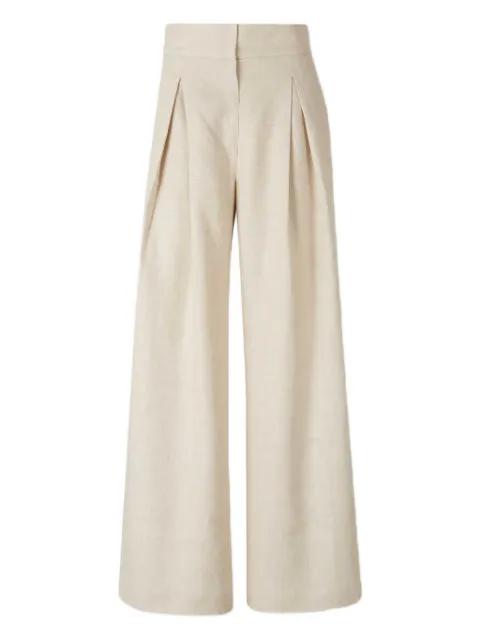 high-waist flared trousers by ANDRES OTALORA