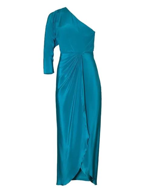 one-shoulder draped dress by ANDRES OTALORA