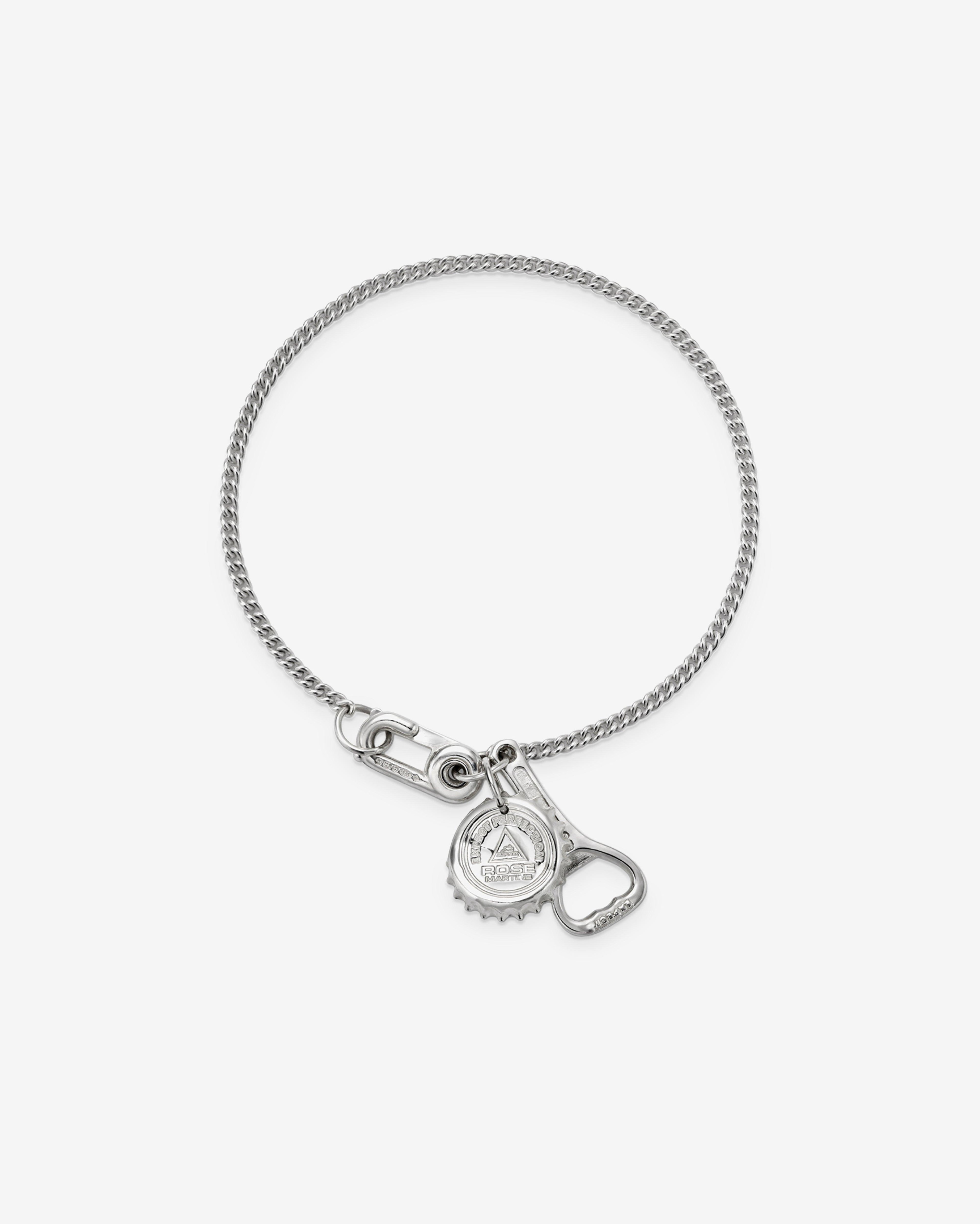 Bunney - Martine Rose Bottle Top & Opener Bracelet - (Silver) by ANDREW BUNNEY
