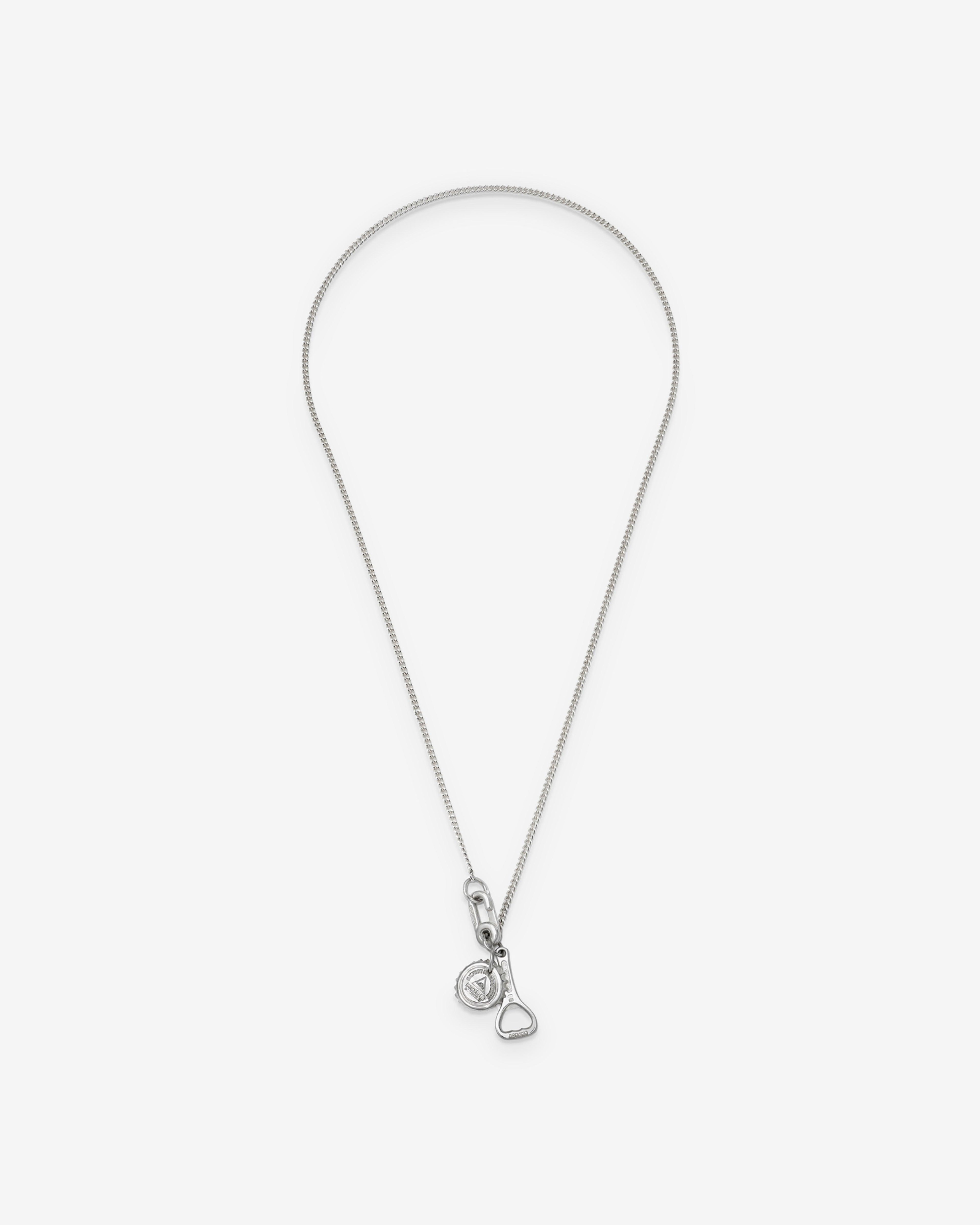 Bunney - Martine Rose Bottle Top & Opener Necklace - (Silver) by ANDREW BUNNEY