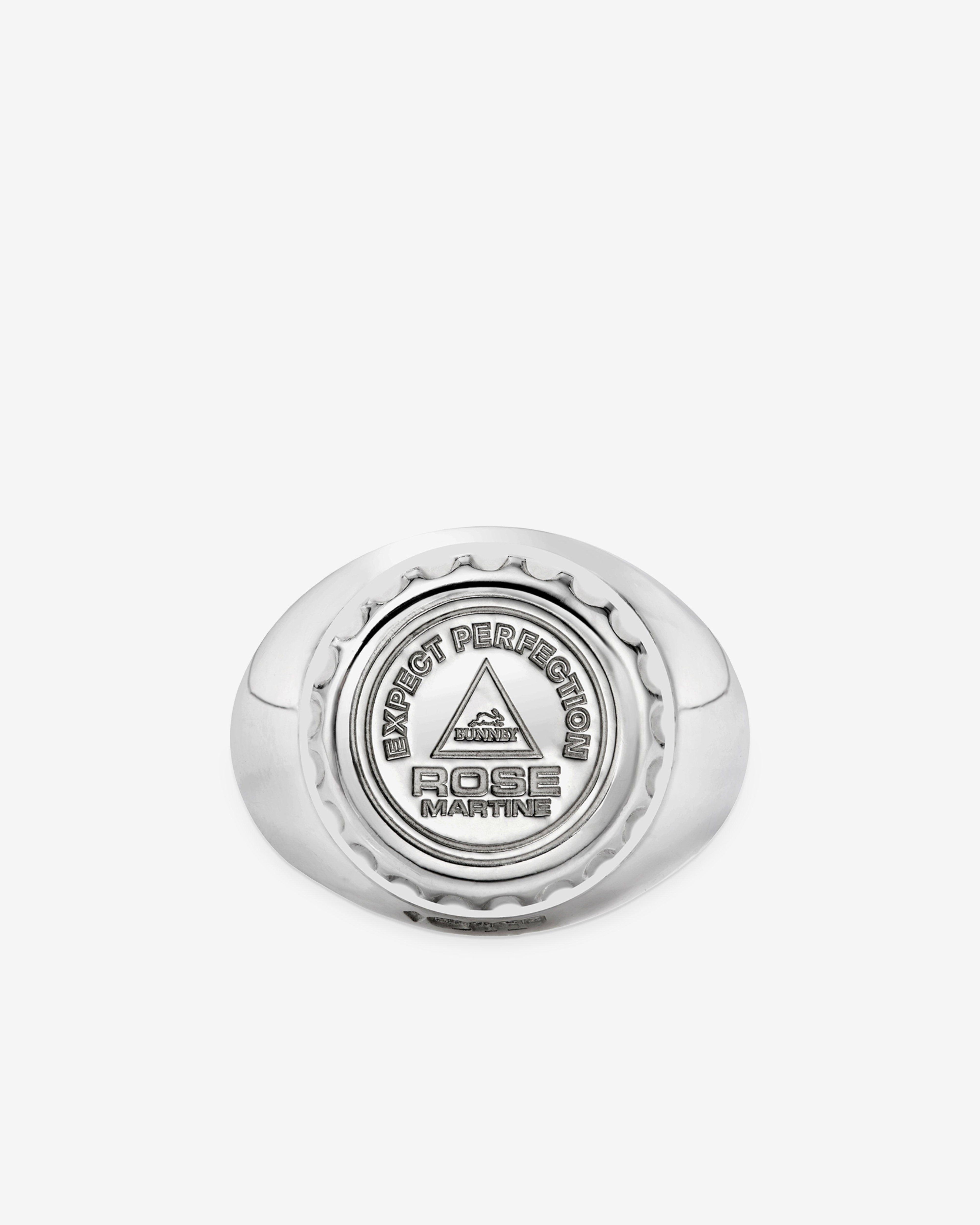 Bunney - Martine Rose Heavy Signet Ring - (Silver) by ANDREW BUNNEY